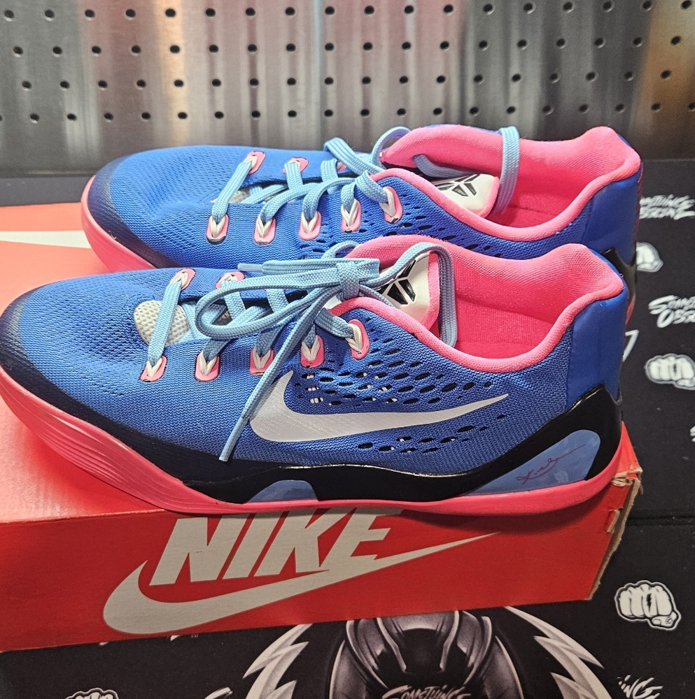 Nike kobe 9 cobalt blue hyper pink 6.5y 8 w